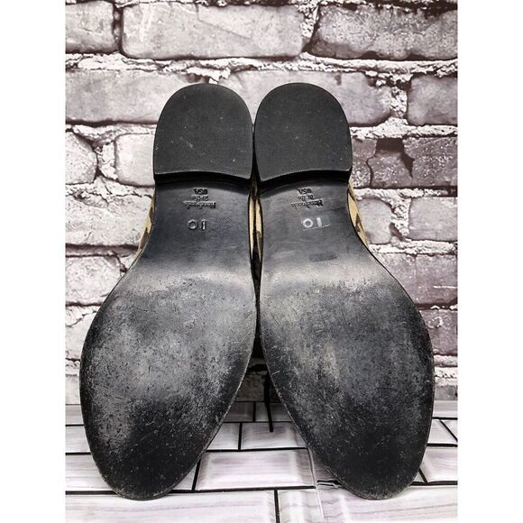 Penelope And Coco Leopard Print Suede Leather Oxfords Shoes Women Sz 10M US/41EU - Picture 6 of 16